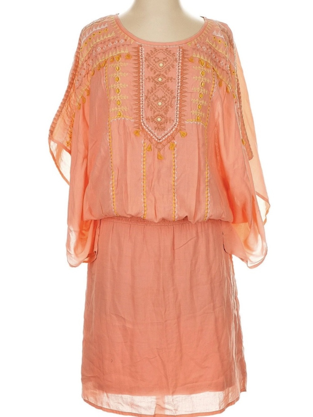 Blank London embellished blouson mini dress